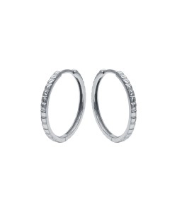 Silver Hoop Earring HO-2407
